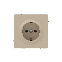 Розетка силовая KANT 2P+E защ. шторки ванильн. марципан DKC 7015003