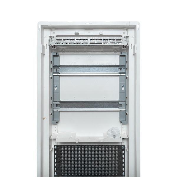 Щит комбинированный встраив. Nova 2 DIN-рейки + 3 монтаж. платы 5 габарит IP41 с метал. перфорированной дверью EKF nv-cb-pmd-2+3