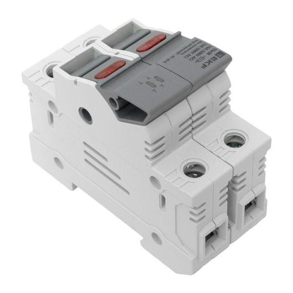 Предохранитель-разъединитель DF 10х38 2п (тип ПВЦ) EKF df102-e