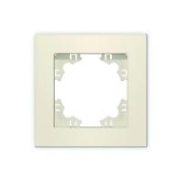 Рамка 1-м Афина сл. кость (ivory) Universal A0053-I