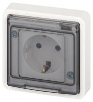 Розетка Эксперт 11-2521-01 2P+E IP55 16А-250В СУ бел. Эра Б0063259