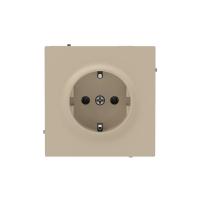 Розетка силовая KANT 2P+E защ. шторки ванильн. марципан DKC 7015033