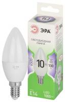Лампа светодиодная GREEN LINE B35-10W-865-E14 GL 10Вт свеча 6500К свет холод. E14 Эра Б0067095
