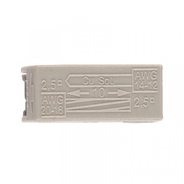 Клемма монтажная для подключения светильников PTC-2P 224-101 400В 24А 0.5-2.5кв.мм Jazzway 5051294