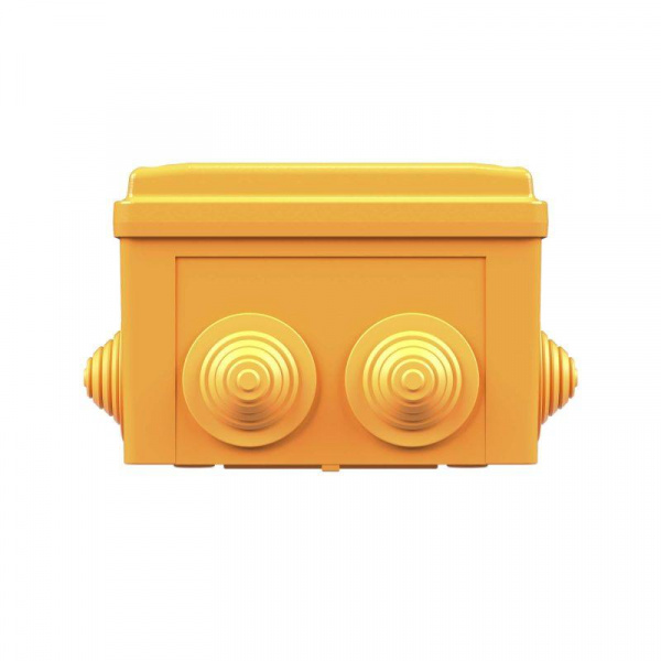 Коробка ответвительная FS 150х110х70мм 4р 450В 32А 10кв.мм нерж. контакт с каб. вводами и клеммн. IP55 пластик. DKC FSK21410