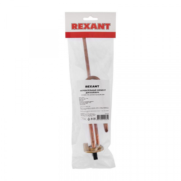 Элемент нагревательный для бойлера ТЭН RCA 2.0кВт фланец М6 48мм Rexant 70-0359