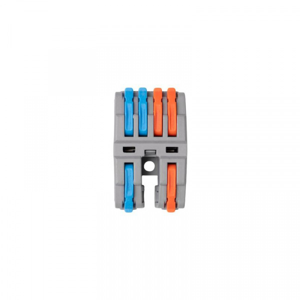Клемма монтажная СМК PTC-2P 4224 BL/2 450В 32А 0.08-2.5(4.0)кв.мм JazzWay 5073760